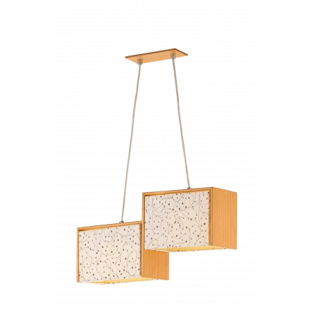 85502/2PC WOOD+CH (1/4) Люстра 