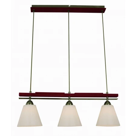 85595/3P RED+AB (1/2) Люстра # 