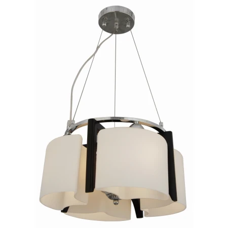 85652/4P WENGUE+CHROME (1) Люстра 