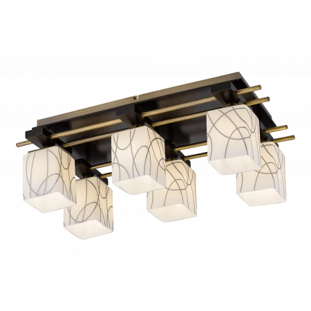 85662/6C AB+RED (1) Люстра 