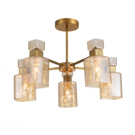 07456/5 COPPER (1) Люстра (RL) # 