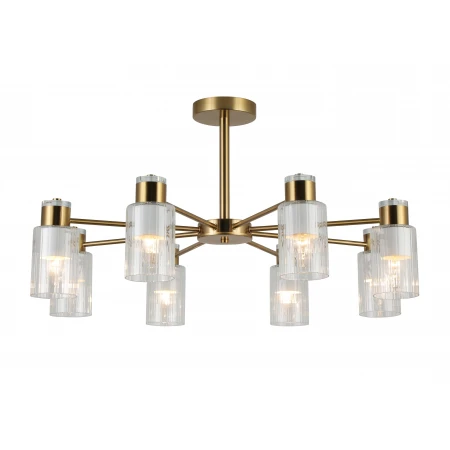 74589/8 ANTIQUE BRASS+WHITE (1) Люстра (RL) 