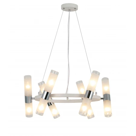 74784/12R WHITE+CHROME (1) Люстра (RL) # 