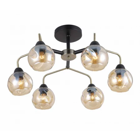 67034/6 BRONZE+BK (1) Люстра (RL) 