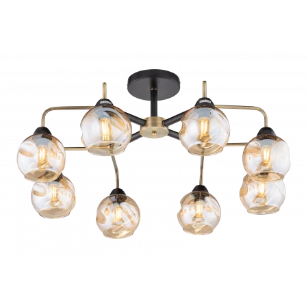 67034/8 BRONZE+BK (1) Люстра (RL) 