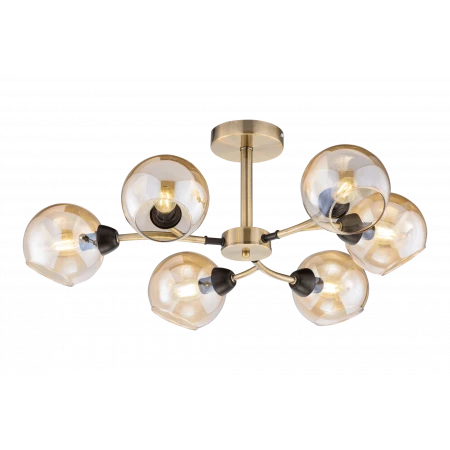 74361/6 BRONZE+BLACK (1) Люстра (RL) 