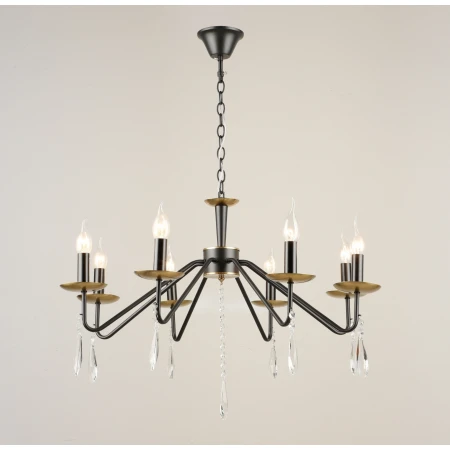 6810/8 BK+COP (1) Люстра RL