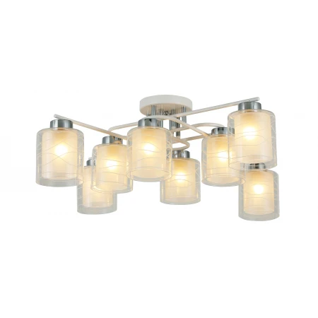 07378/8 WHITE+CHROME (1) Люстра (RL) 