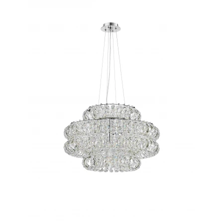 E91-ф600*H380(1200) CHROME (1) Люстра (в 2-х коробках) NW