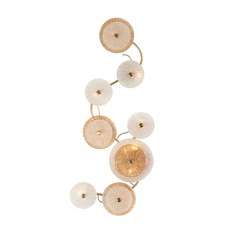 W2895A/9 SPRAY PAINT BRASS+CLEAR+AMBER (1) Настенный светильник NW