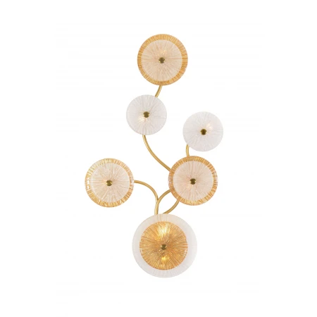 W2895A/7 SPRAY PAINT BRASS+CLEAR+AMBER (1) Настенный светильник NW