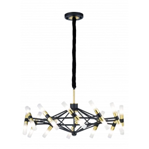 81918/24 BLACK+IMITATED GOLD (1) Люстра NW 