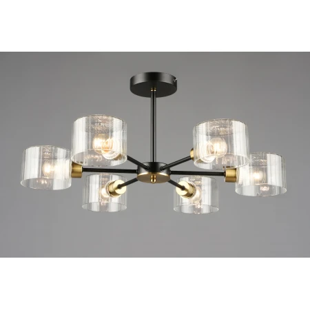 7412/6 BK+COP (1) Люстра RL 