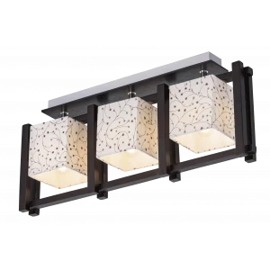 85557/3C WENGUE+CHROME (1/6) Люстра 