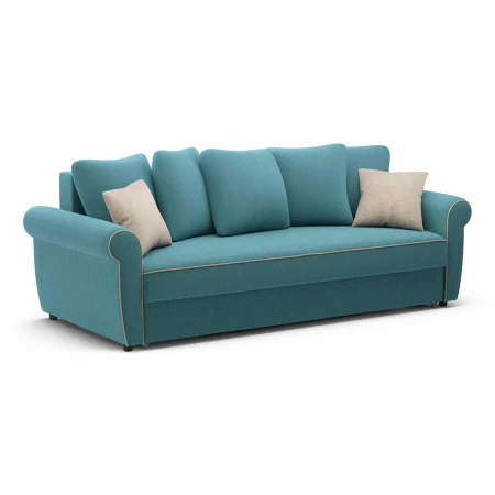 Прямой диван-кровать Гамбург 123 еврокнижка