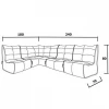 Угловой диван Shape угол + 3 секции Угловой диван Shape угол + 3 секции