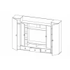 Стенка для гостиной Лаванда-1