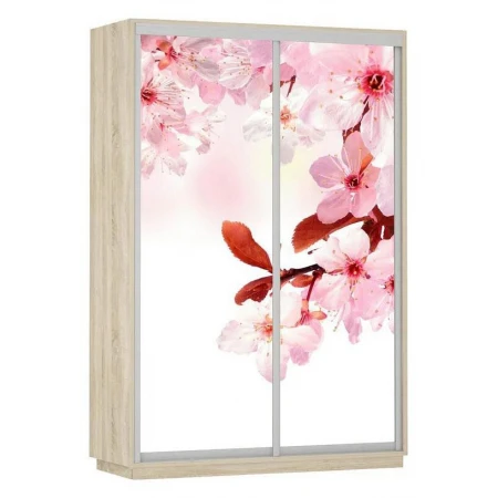 Шкаф-купе Экспресс Фото Дуо Сакура 1400x600x2200