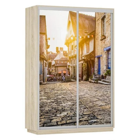 Шкаф-купе Экспресс Фото Дуо Улица 1200x600x2200