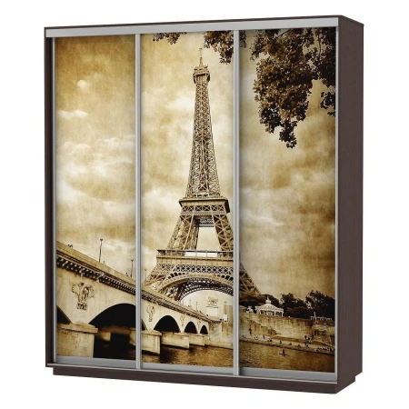 Шкаф-купе Экспресс Фото Трио Париж 1800x600x2400