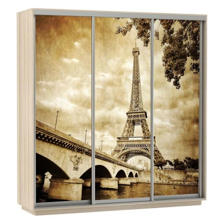Шкаф-купе Экспресс Фото Трио Париж 1800x600x2400