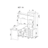 Стол компьютерный КСТ-14П