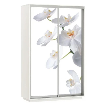 Шкаф-купе Экспресс Фото Дуо Орхидея 1400x600x2200
