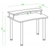 Стол компьютерный Домино Lite СКЛ-Софт120МО+НКИЛ120