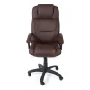 Компьютерное кресло BERGAMO, коричневый, кожа искусственная