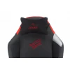 Игровое кресло HERO BATTLEZONE PRO, красный, черный, текстиль, экокожа