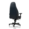 Геймерское кресло Noblechairs Icon, синий, черный, кожа