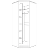 Шкаф платяной Парма Нео СП.0118.405.002/СП.1418.402.002