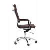 Кресло офисное 750, коричневый, экокожа
