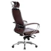 Кресло KL-2.04, темно-коричневый, кожа искусственная NewLeather