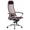 Кресло офисное S-1.04, темно-бордовый, кожа искусственная NewLeather, ткань сетчатая, армированная арамидным волокном Кресло офисное S-1.04, темно-бордовый, кожа искусственная NewLeather, ткань сетчатая, армированная арамидным волокном