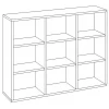 Стеллаж Домино СУ(ш3в1) Стеллаж Домино СУ(ш3в1)