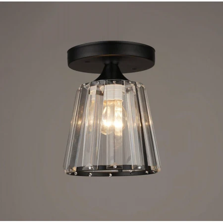 ВР-N3890/1H BK D120*H165мм (20) светильник потолоч [01095020]