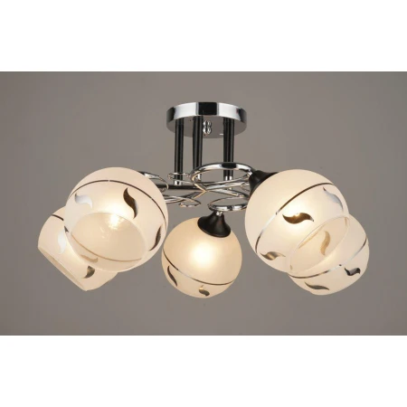 ВР-C1370/5 CR+BK (4) светильник потолочный [01095039]