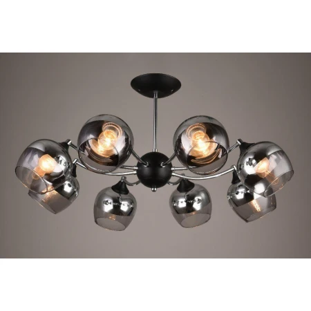 ВР-N3577/8 BK+CR (2) светильник потолочный [01092046]