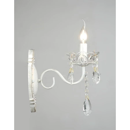 P6797/1W WG  (10) - Бра Барокко (Свеча на ветру)