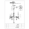Люстра 66053.01.29.03 ЭМРЕ