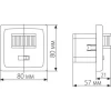 Инфракрасный датчик движения 9м 1200W 160° IP20 Elektrostandard SNS M 01