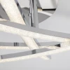 Потолочный LED светильник с хрустальной крошкой Eurosvet 90107/6 хром Потолочный LED светильник с хрустальной крошкой Eurosvet 90107/6 хром
