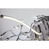 Хрустальная LED люстра Eurosvet 90036/8 хром Хрустальная LED люстра Eurosvet 90036/8 хром