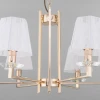 Подвесная люстра с абажурами Eurosvet 60114/6 золото
