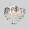 Хрустальная люстра с двойным вариантом крепления Eurosvet 10114/8 хром/прозрачный хрусталь Strotskis