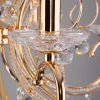 Хрустальная люстра с двойным вариантом крепления Eurosvet 10096/8 золото/прозрачный хрусталь Strotskis