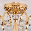 Хрустальная люстра с двойным вариантом крепления Eurosvet 10096/8 золото/прозрачный хрусталь Strotskis
