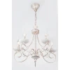 Классическая подвесная люстра Eurosvet 22404/5 белый с золотом Классическая подвесная люстра Eurosvet 22404/5 белый с золотом
