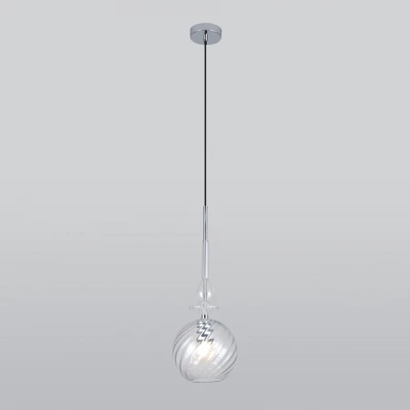 Подвесной светильник со стеклянным плафоном Eurosvet 50192/1 прозрачный